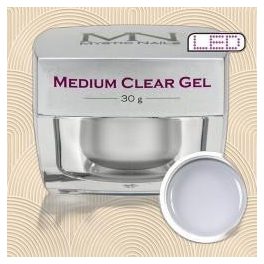MN medium clear gel 30g - átlátszó zselé műkörömépítéshez