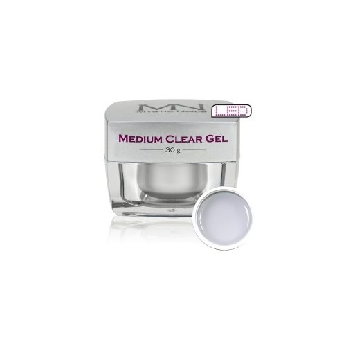 MN medium clear gel 30g - átlátszó zselé műkörömépítéshez