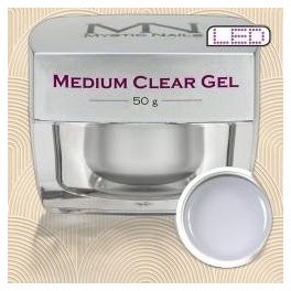 MN medium clear gel 50g - Átlátszó zselé műkörömépítéshez