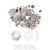 PN krisK.Crystal 144db 301 kristály gyöngy szett