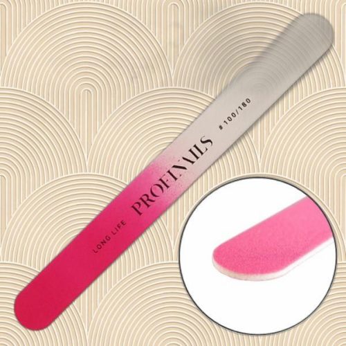 PN körömreszelő egyenes wooden grad 100/180 - műköröm formázás
