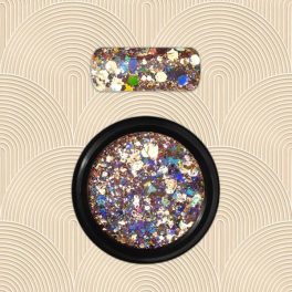 Moyra Holo glitter mix arany glitter keverék