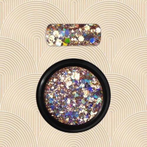 Moyra Holo glitter mix arany glitter keverék