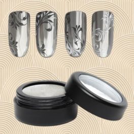 Moyra mirror powder 1g Silver hajdísz