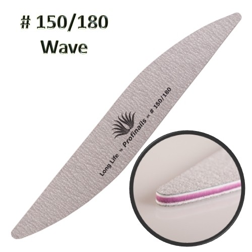 PN körömresz.wave zebra150/180 - Műkörömreszelő