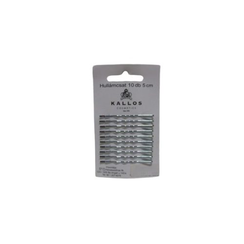 Kallos hullámcsatok 5cm ezüst 10DB-os
