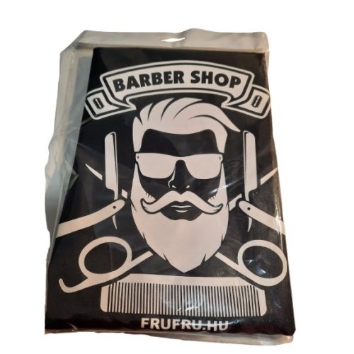 Vágókendõ kapcsos fek.barber - Fekete színű fodrászati vágókendő
