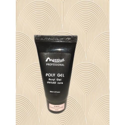 Messier Poly Gel 30ml Li.Coffe kávébarna hajdíszítő poli gél