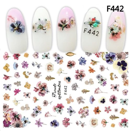Fasio körömmatrica F442 - Egyedi minták