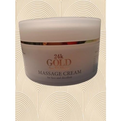 G.Green Masszázskrém gold 200ml - luxus minőségű masszázskrém arany pigmentekkel
