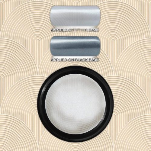 Moyra Shell Effect powder ezüst por