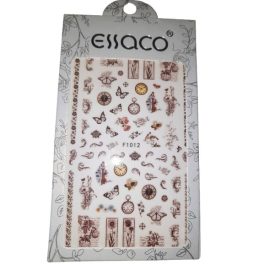 Essaco köröm matrica F1012 - egyedi mintákkal díszített műkörmös matrica