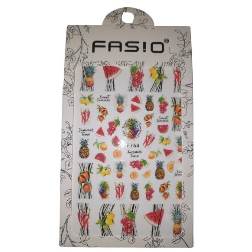 Fasio köröm matrica F764 - körömdekoráció