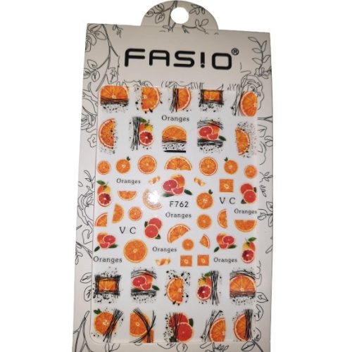 Fasio köröm matrica F762 - egyedi minták