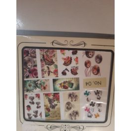Moyra Köröm matrica 04 - körömdíszítés