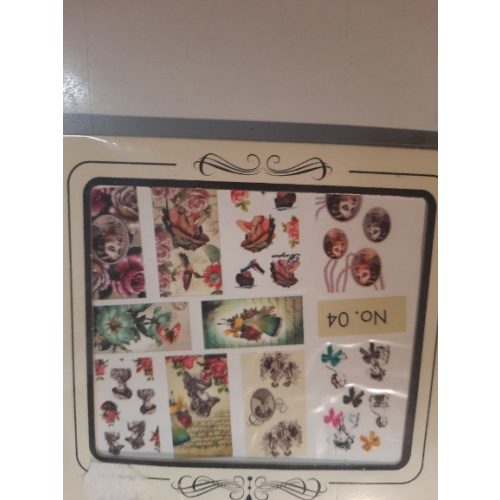 Moyra Köröm matrica 04 - körömdíszítés