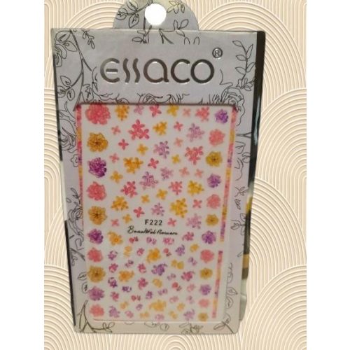 Essaco körömmatrica F222 - Egyedi mintákkal