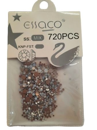 Essaco kristály kő 720db multi ezüst