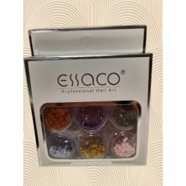 Essaco flitter színes 6db készlet