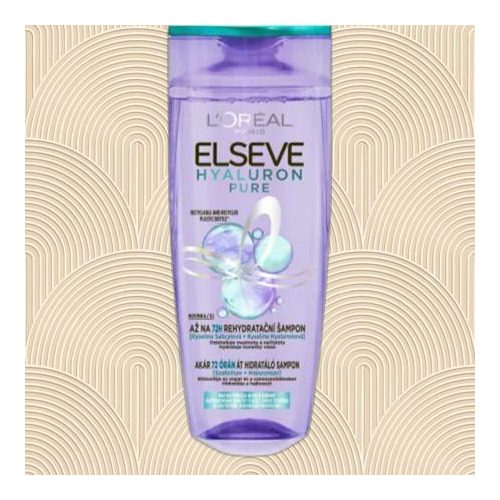 Elseve hyaluron tisztító sampon