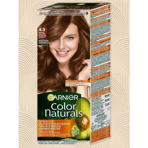 Garnier Color Naturals 4.3 hajfesték - intenzív őszi réz árnyalat