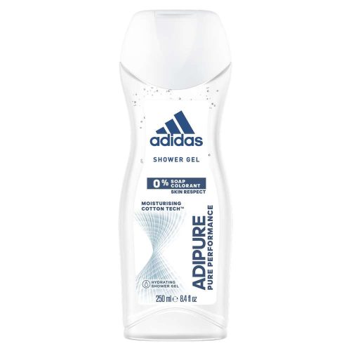 Adidas tusfürdő 250ml 0% soap - friss illatú, kíméletes tisztítás