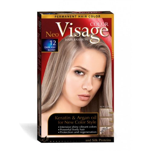Visage Color 12 sötét hamvas szőke hajfesték