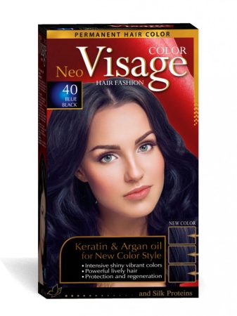 Visage Color 40 kékesfekete