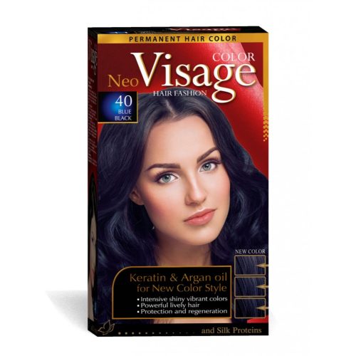 Visage Color 40 kékesfekete hajfesték