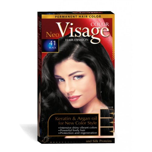 Visage Color 41 fekete hajfesték