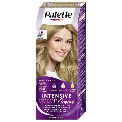 Palette color 8-0 (N7) Világosszőke hajfesték