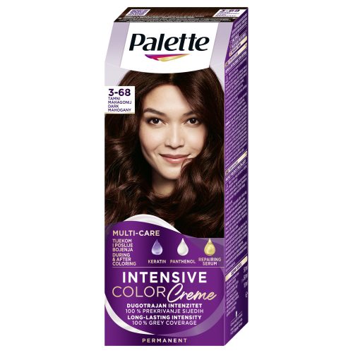 Palette color 3-68 (R2) Sötét mahagóni hajfesték