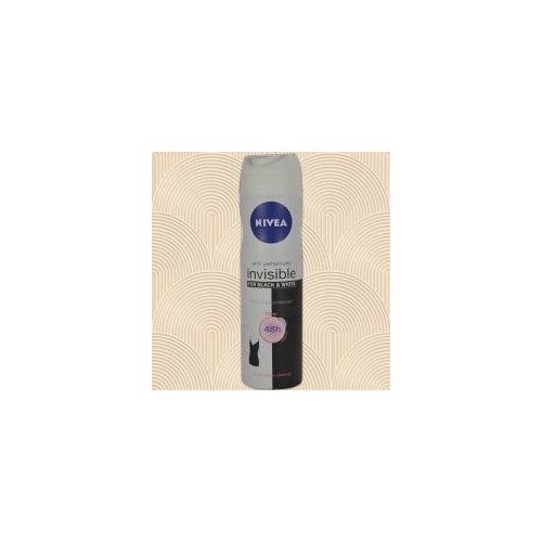 Nivea deo invisible black&white 150ml - dezodor