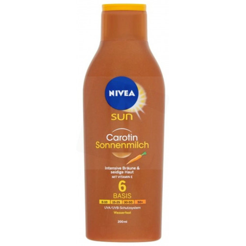 Nivea naptej 200ml FF6 karotinos naptej