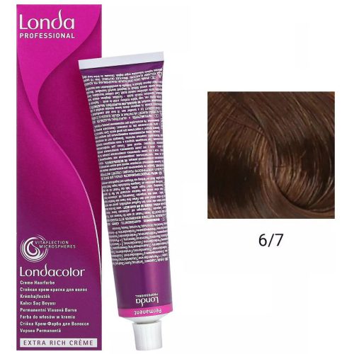 Londa color hajfesték 6/7 - közepes barna árnyalat