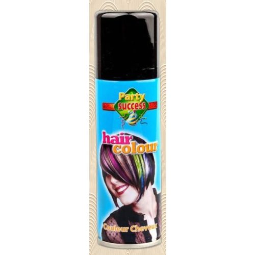 Színes hajlakk Fekete - Ragyogó fekete színű hajlakk