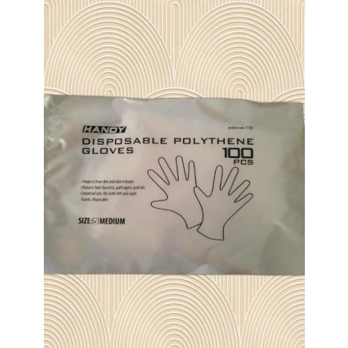 Nylon fólia kesztyűk