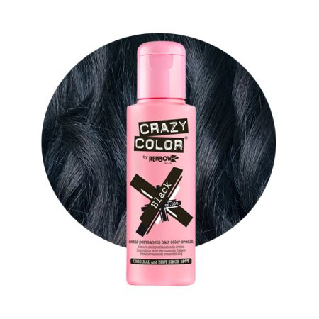 Crazy color Black 30 100ml