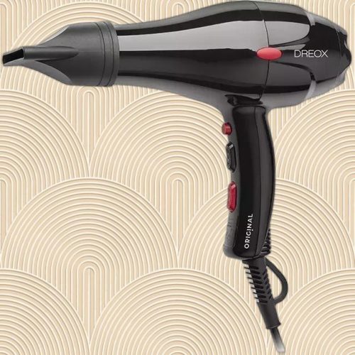 Derox hajszárító 2000 W fekete - Professzionális hajápolás