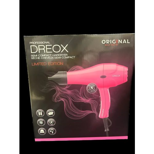 Dreox Hajszárító pinkP005091 - pink színű hajszárító