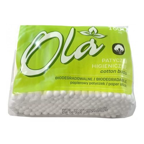 Ola fültisztító utántöltő 160db - Fültisztító pálcikák csomagolásban
