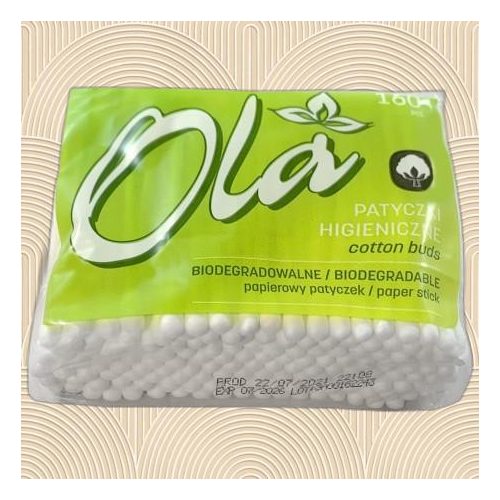 Ola fültisztító utántöltő 160db - Fültisztító pálcikák csomagolásban