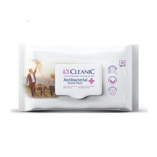 Cleanic Antibakteriális Törlőkendő 40db