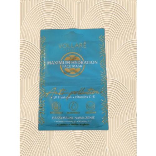 Detox Hidratáló bőrkisimító pak 3D Hyaluron kivonattal