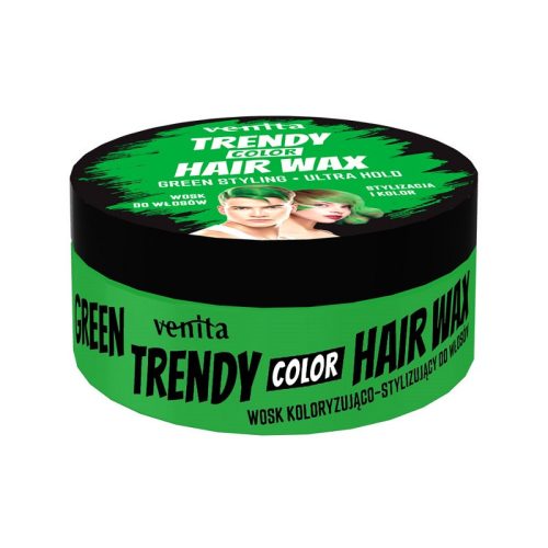 Trendy hajszínező wax zöld - intenzív zöld színű hajápoló wax