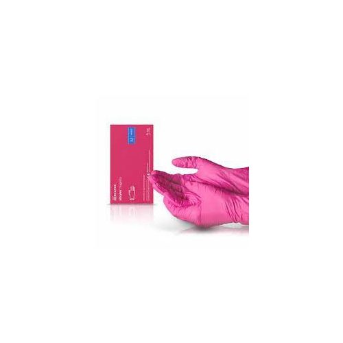 Nitril magenta kesztyű - 100db - méret M