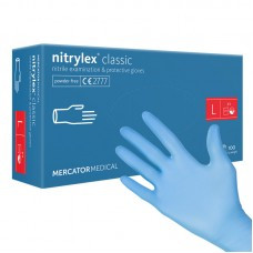 Kesztyű nitril kék 100db L
