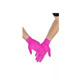 Kesztyű nitril magenta S