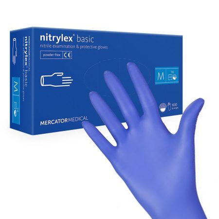 Mercator nitril kesztyű kékM 100db