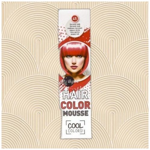 Élysée színezőhab 75ml pipacs vörös hajfesték